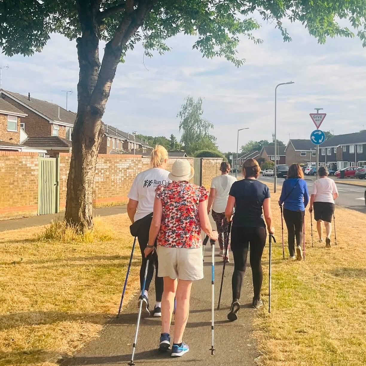 Walking with Poles